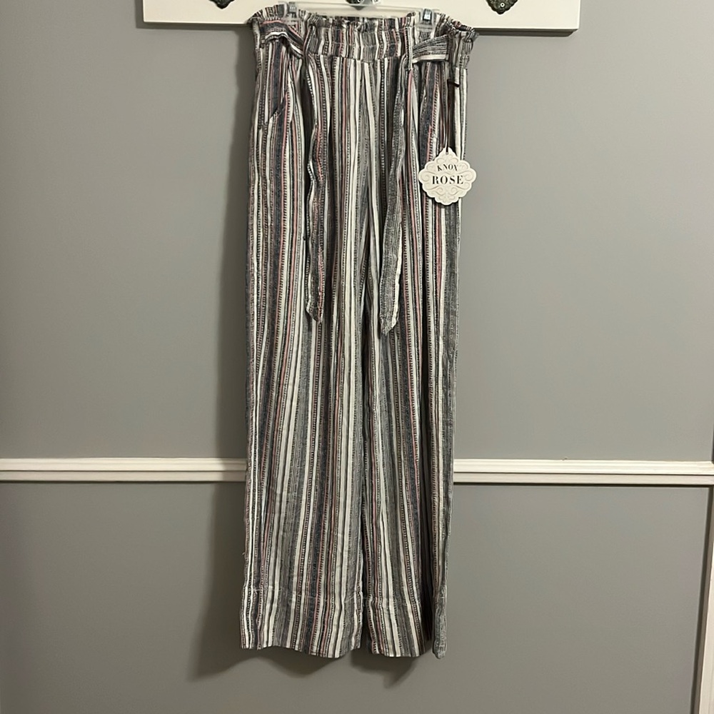 Multicolored linen pant by Knox rose